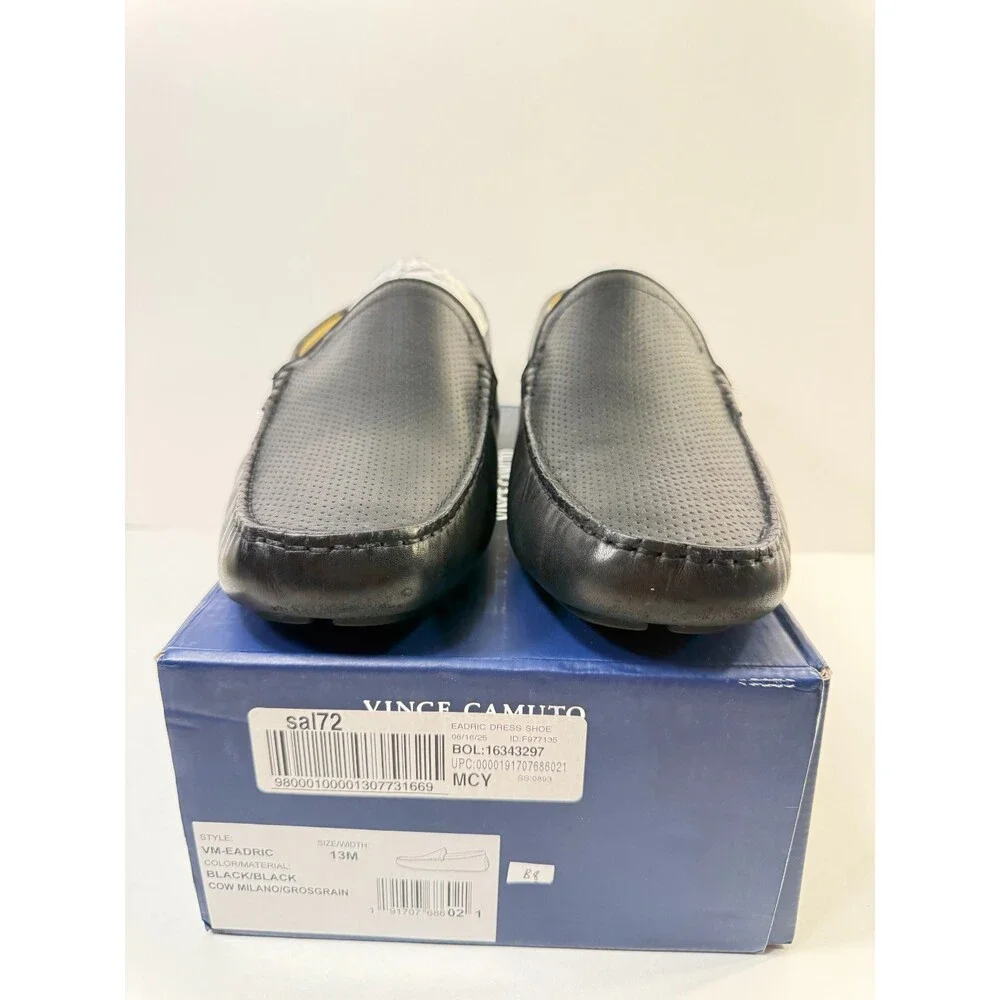 Vince Camuto Men's Eadric Casual Driving Shoe Black US 13